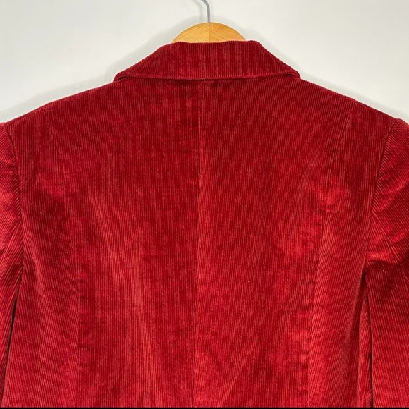 Red Corduroy Jacket - Picture 4 of 8